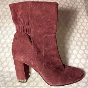 Plum Suede Michael Kors Boots